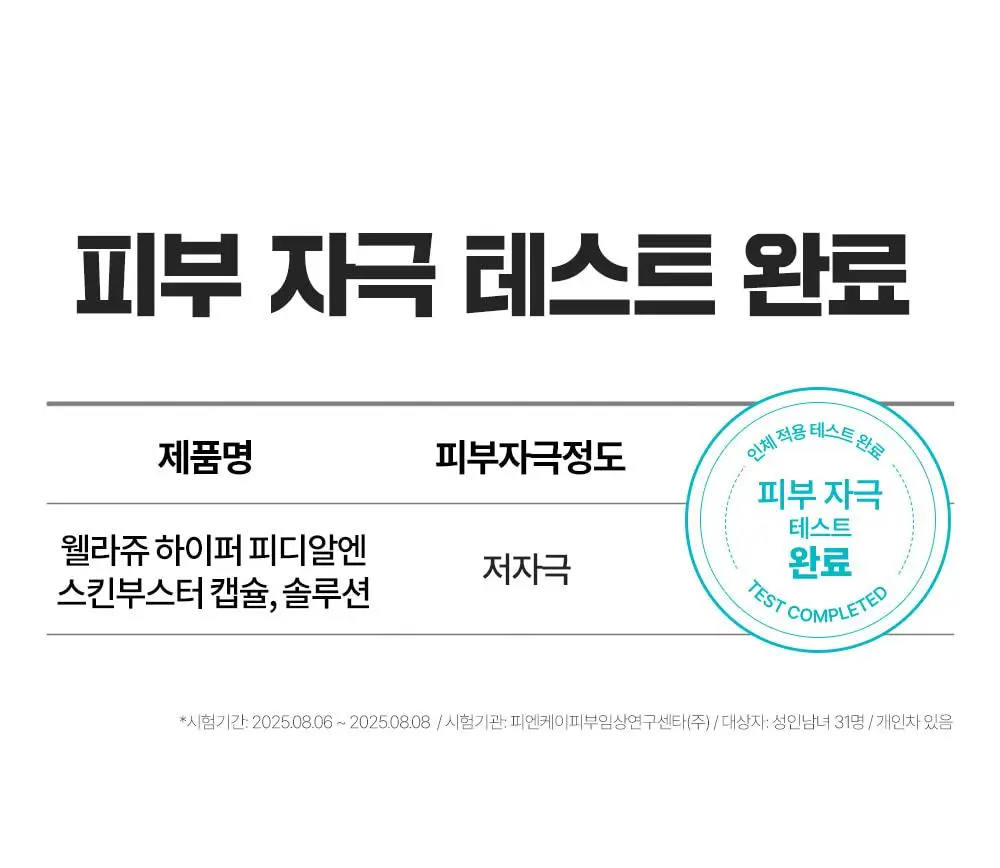 [중요한날하루전] 웰라쥬 원데이키트 캡슐 앰플 7개입 4종 택1 (PDRN/히알/시카/토닝) 상세페이지 69